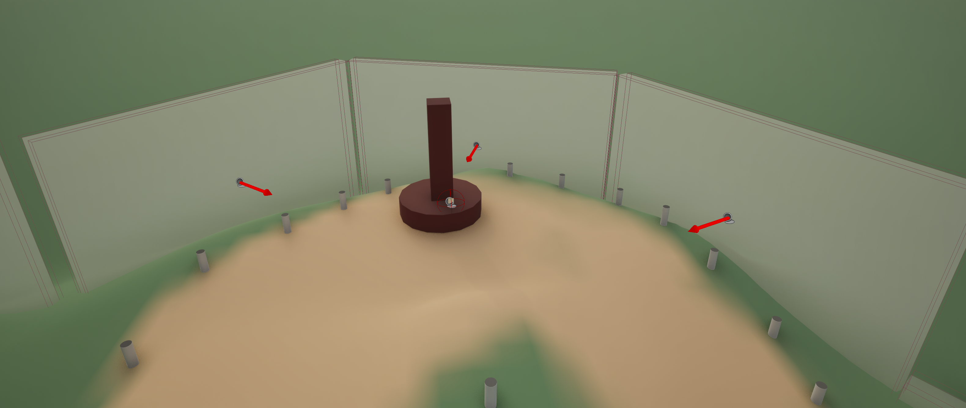 Screenshot of bounds in game